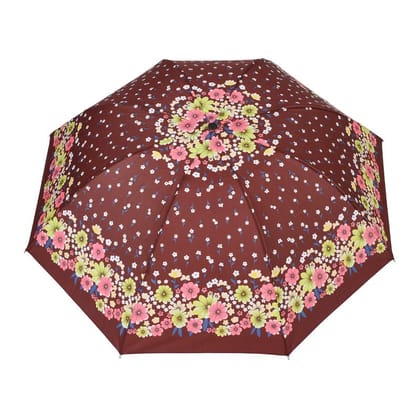 Neelu Beautiful floral Design two Fold Umbrella for woman & Man with UV Protection with Auto Open Function (1Piece,Colour and design may very)