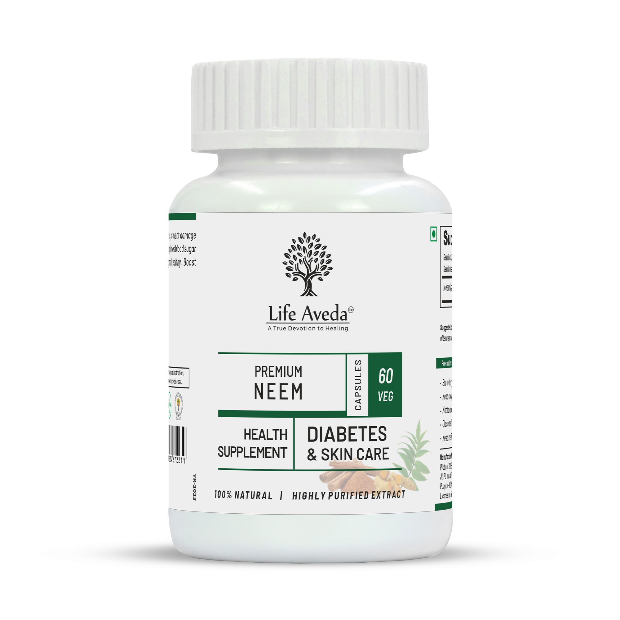 Life Aveda Premium Neem - 60 capsules