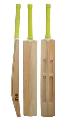 GLS SUPERTECH 33.5" Single Blade Full Size Scoop Design Kashmir Willow Cricket BAT for Suitable Play All Tennis Ball