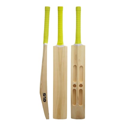 GLS Master 33.5" Double Blade Full Size Scoop Design Popular Willow Cricket BAT for Suitable Play All Tennis Ball