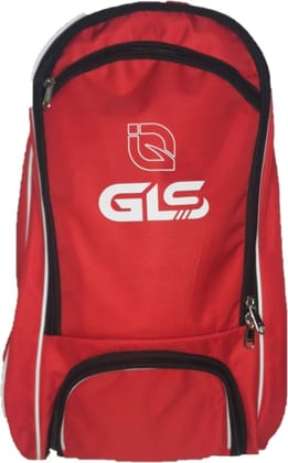 GLS R-900 Badminton KIT Bag with Shoe Front Shoe Pocket (Color-RED)