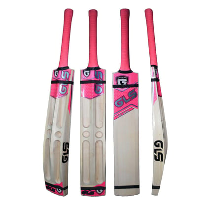 GLS Wood T- 90 Cricket Bat, Kashmiri Williow Tennis Scoop Bat For All Hard Tennis Balls