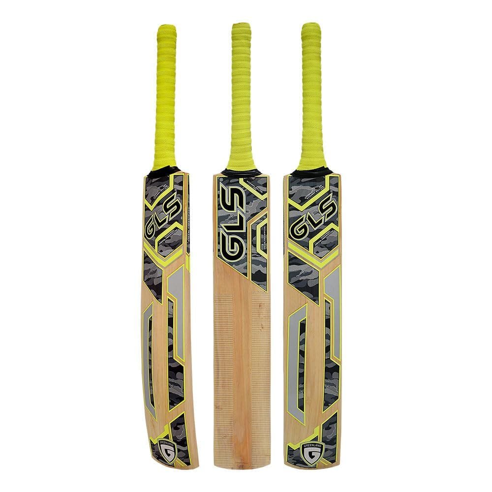 GLS Discover 33" Short Handle Full Size Kashmir Willow Cricket BAT for Suitable All Tennis Ball