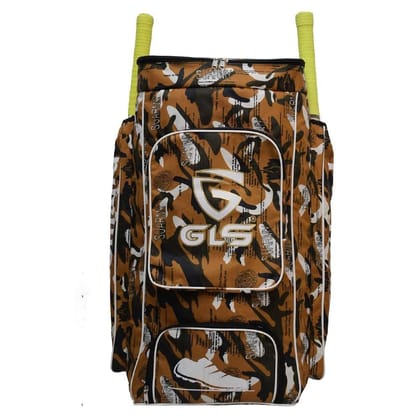 GLS Camo Duffle Cricket Kit Bag with 2 Side Bat Pocket and Shoe Pocket