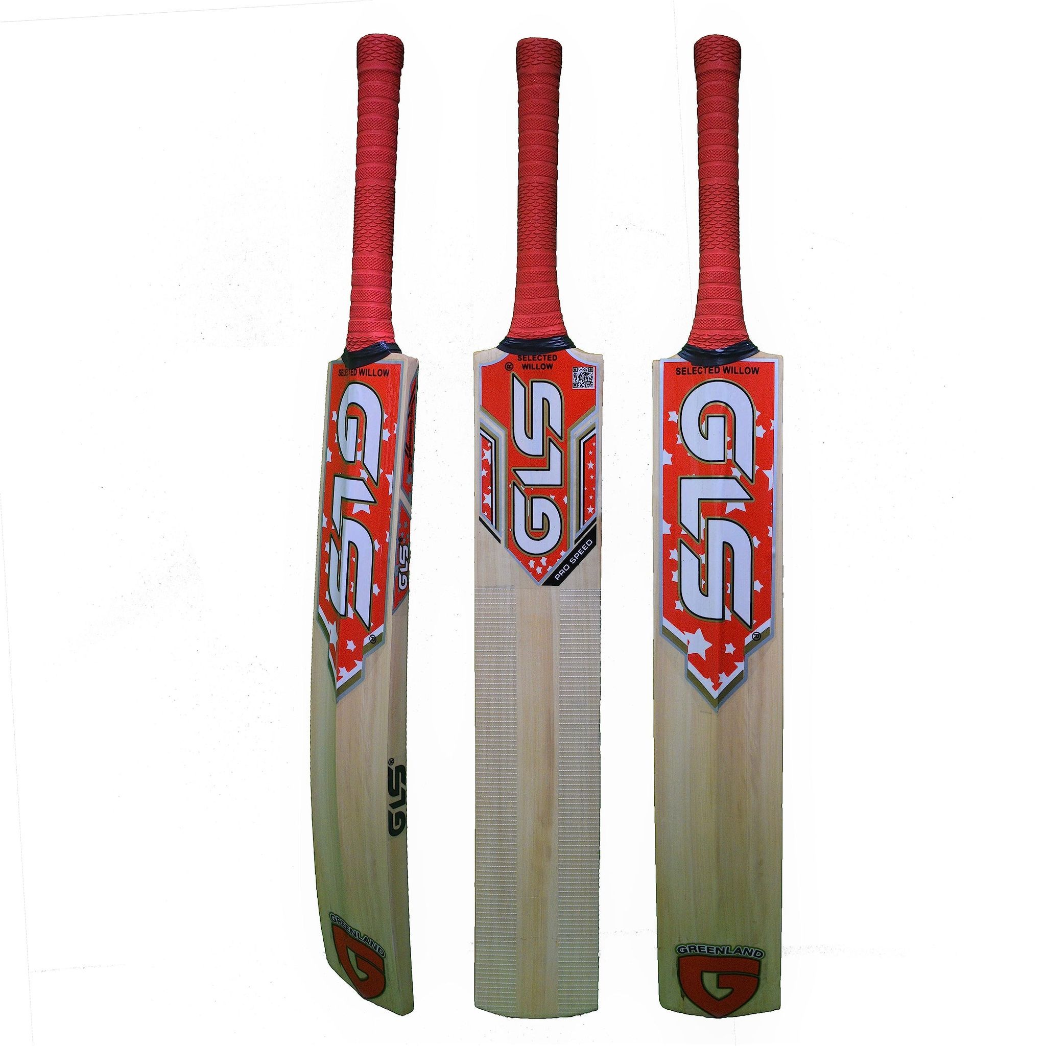 GLS Speed Pro (SH) Kashmir Selected Willow Cricket BAT Suitable Play All Tennis Ball