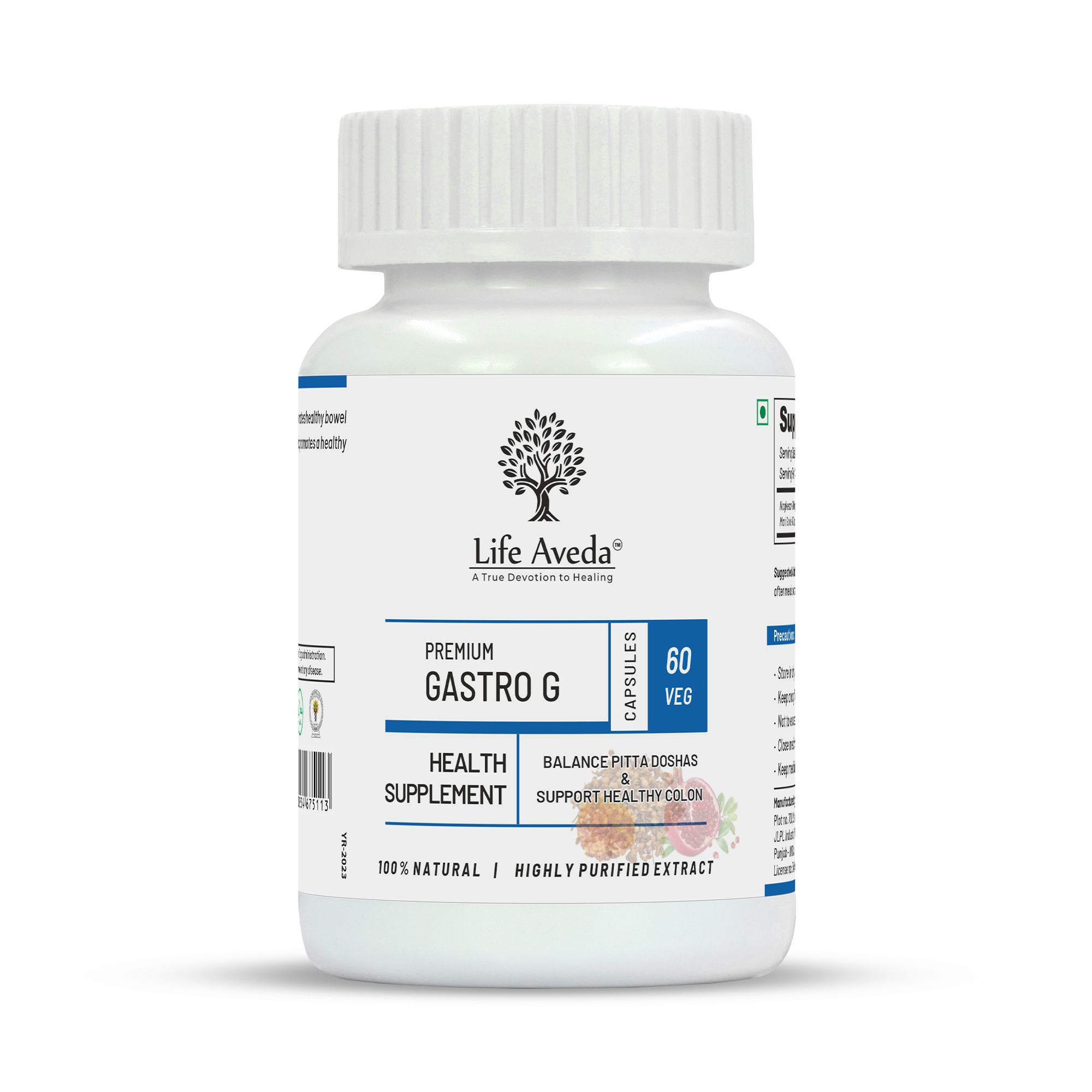 Life Aveda Premium Gastro-G - 60 Capsules