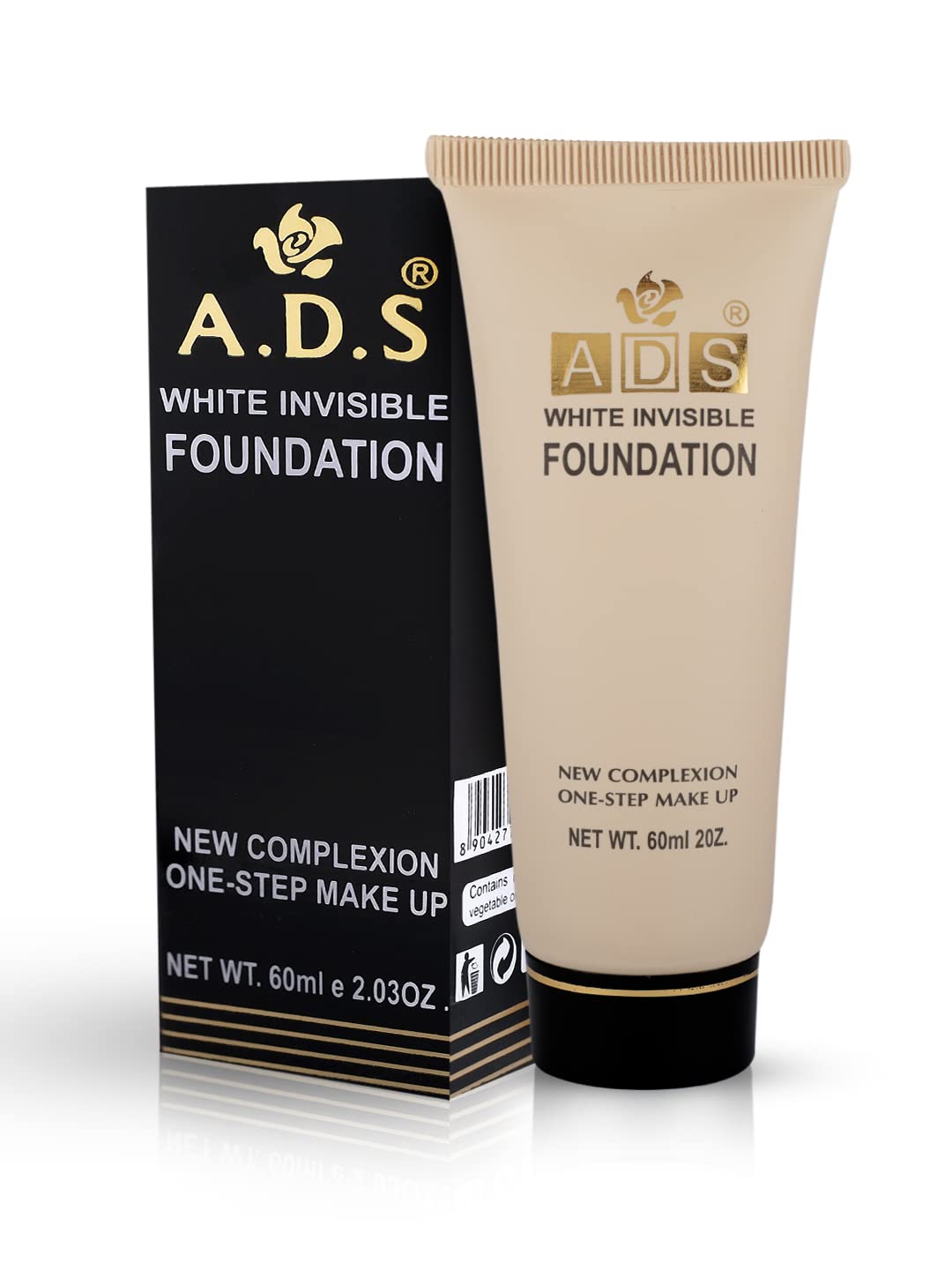 Ads White Invisible Liquid Foundation, Matte Finish