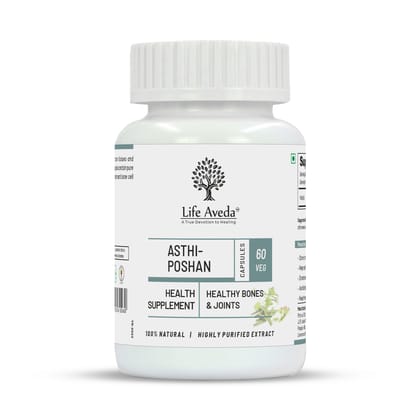 Life Aveda Asthi-Poshan - 60 Capsules