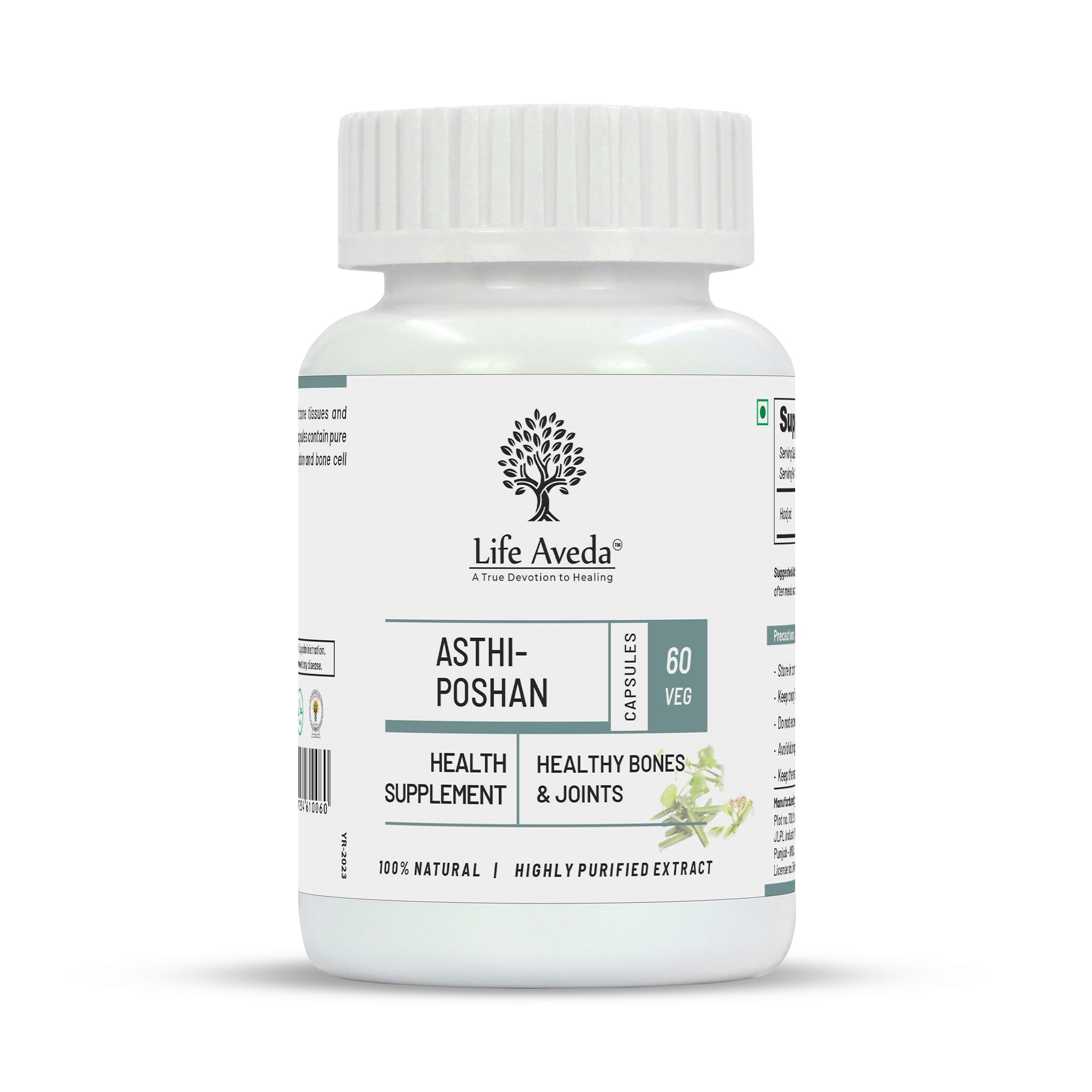 Life Aveda Asthi-Poshan - 60 Capsules