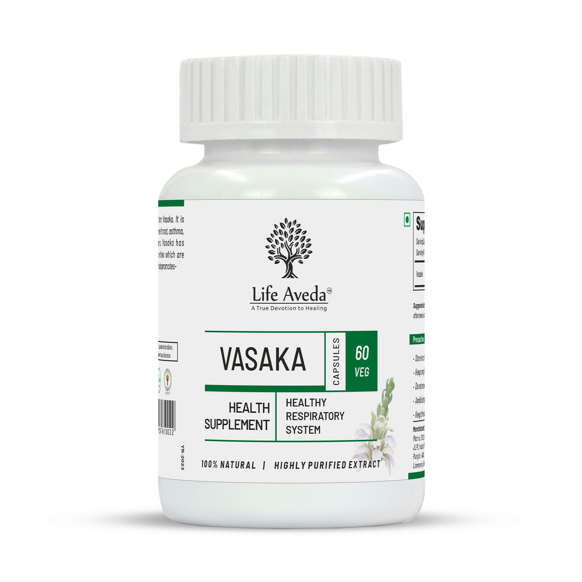 Life Aveda Vasaka - 60 Capsules