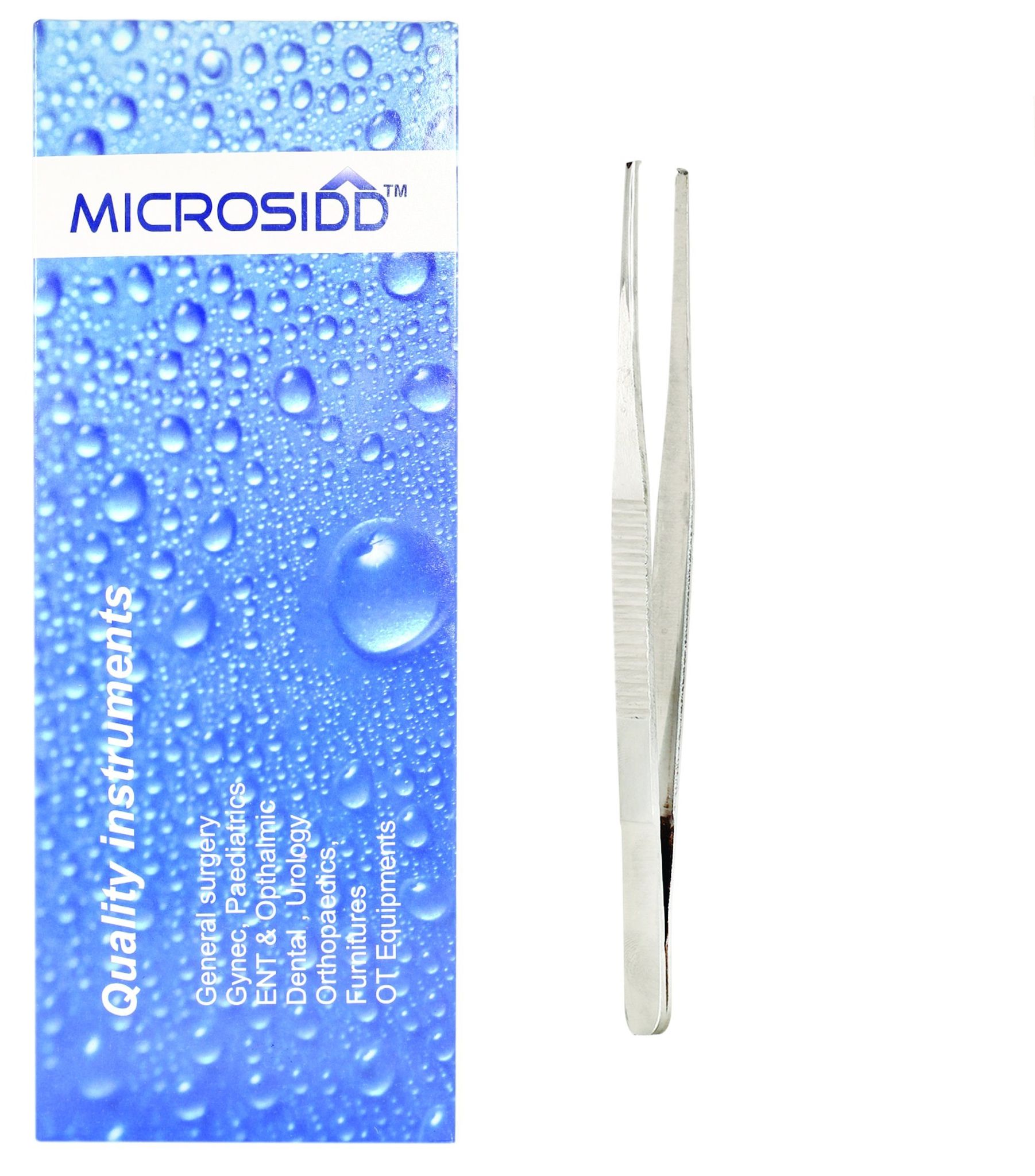 Microsidd Thumb/Dissecting Forcep TOOTHED 6 Inches (Thumb/Tissue Holding Forcep)