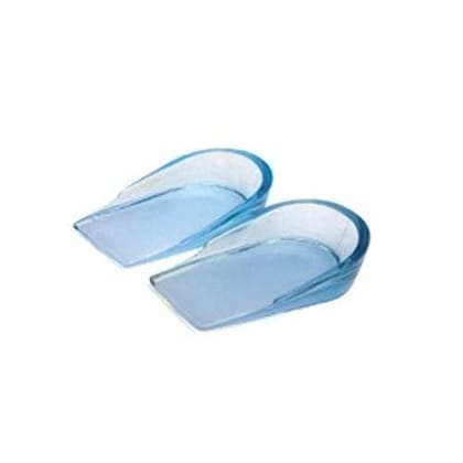 Microsidd Silicone Cushion Heel Support (Free Size, Transperant)