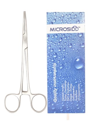 MICROSIDD ARTERY FORCEP CURVED 8" INCH Hemostats Forceps