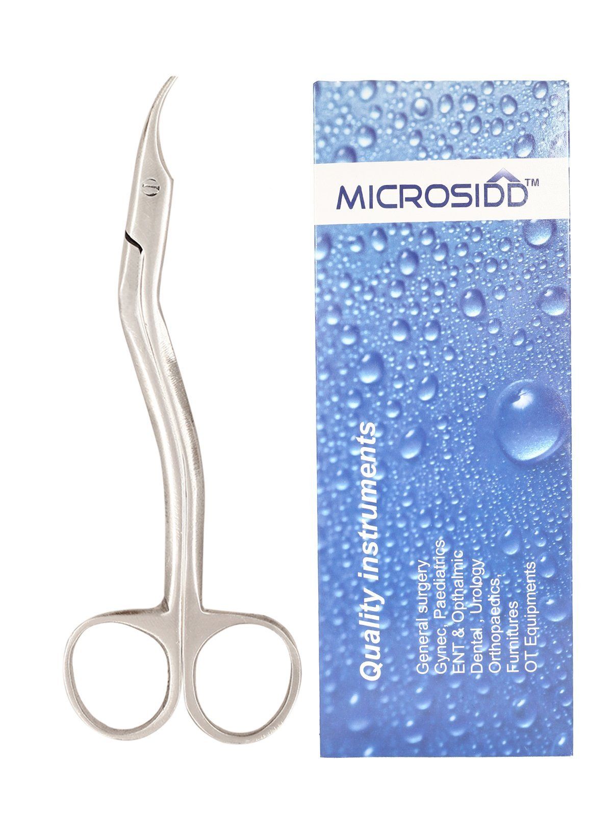 MICROSIDD Stainless Steel Suture Stich Cutting Scissor (6 Inches)