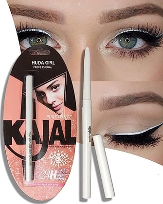 Professional Makeup Epic Wear Liner Stick, Long-Lasting Kajal Pencil - Pure White Matte Finish