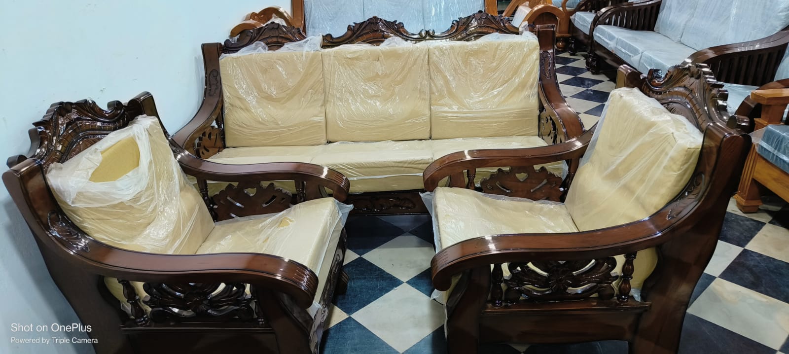 Latest teak wood sofa deals set designs