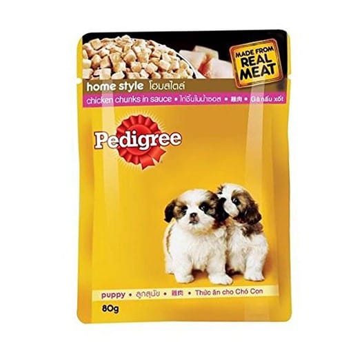 Pedigree puppy chicken chunks flavour in gravy hotsell