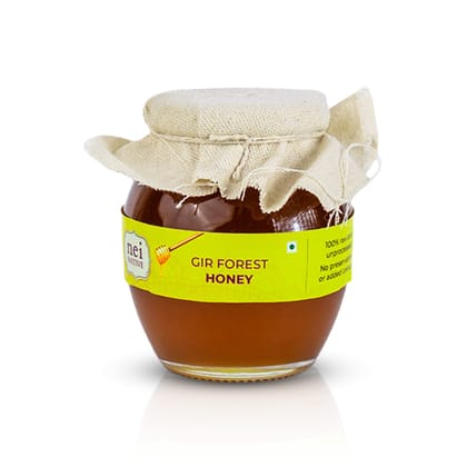 Nei Native - Gir Forest Honey - 500ml | Pure Gir Forest Honey | Purest form of wild forest organic honey | Raw | 100% Natural | Unprocessed | Brown