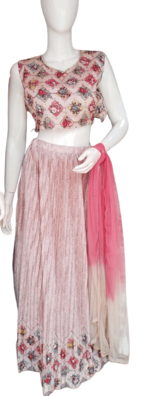 Radha Krishna Exports - Indian Latest Bridal Designer Lehenga Choli Velvet  Fabric in Color Maroon SKU: PRN2427 PRICE: 218.99$ Color: RED Lehenga  Fabric: Velvet Work: Heavy Embroidery Note: Free Shipping Visit the