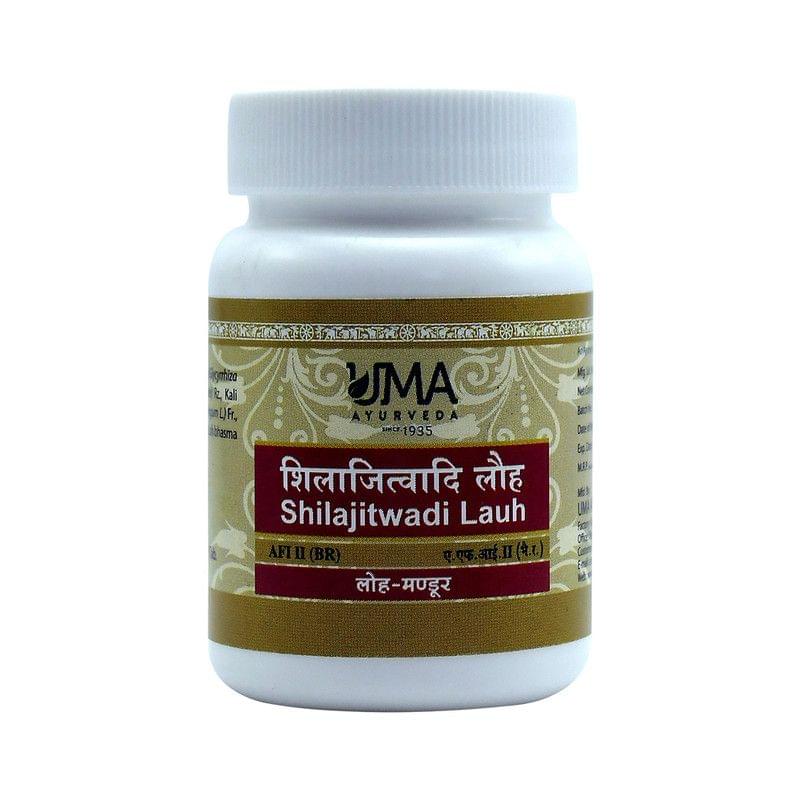 Uma Ayurveda Shilajitwadi Lauha 80 Tab Useful in Deficiencies Kshay Rog