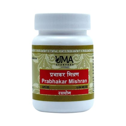 Uma Ayurveda Prabhakar Mishran 80 Tab Useful in Cardiac Care