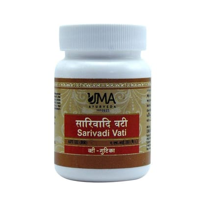 Uma Ayurveda Sarivadi Vati 80 Tab Useful in Blood Purification Diabetes, Hearing Care