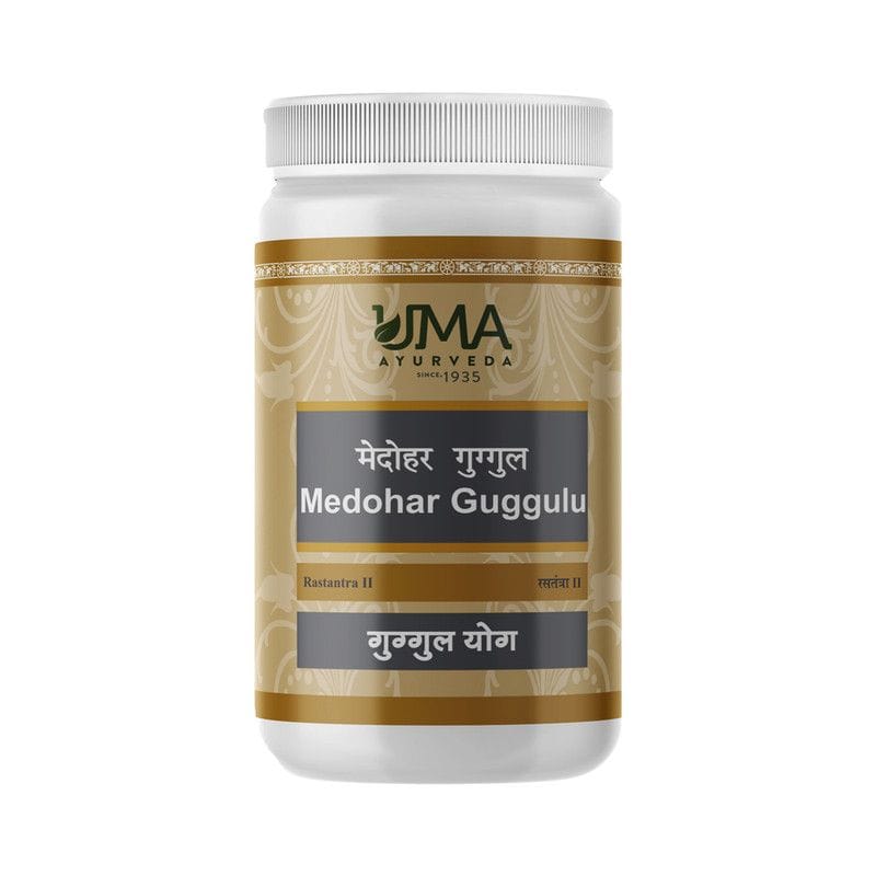 Uma Ayurveda Medohara Guggulu 1000Tab Useful in General Wellness Lifestyle Disorder, Obesity