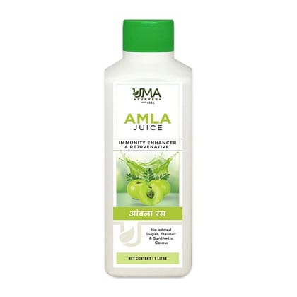 Uma Ayurveda Amla 1000 ml Useful in General Wellness Digestive Health, Immunity Booster