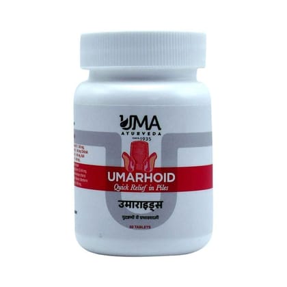 Uma Ayurveda Umarhoid 60 Tab Useful in Piles Digestive Health