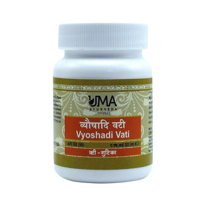 Uma Ayurveda Vyoshadi Vati 40 Tab Useful in Common Cold Cough