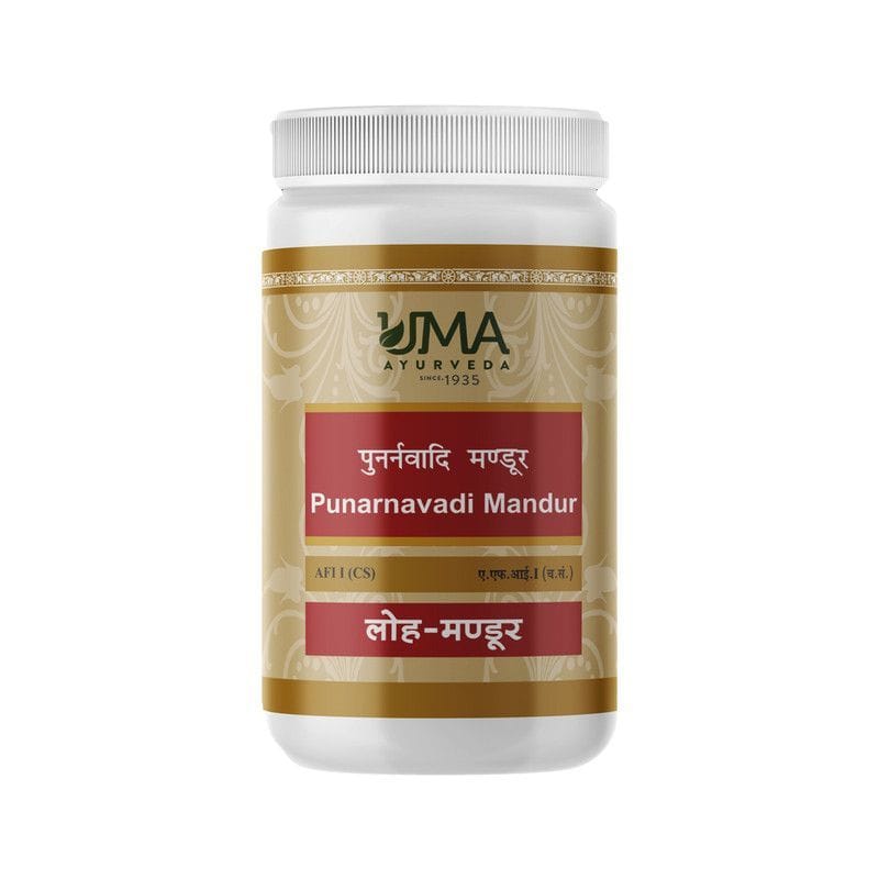 Uma Ayurveda Punarnavadi Mandur 1000 Tab Useful in Deficiencies Digestive Health