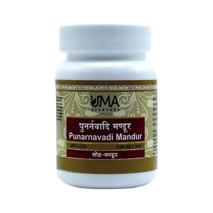 Uma Ayurveda Punarnavadi Mandur 80 Tab Useful in Deficiencies Digestive Health