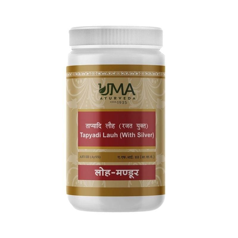 Uma Ayurveda Tapyadi Lauha (With Silver) 1000 Tab Useful in Deficiencies Anemia, Liver Disorder