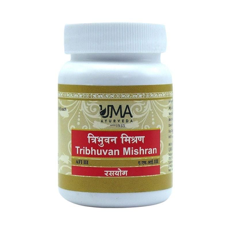 Uma Ayurveda Tribhuvan Mishran 40 Tab Useful in Common Cold Fever