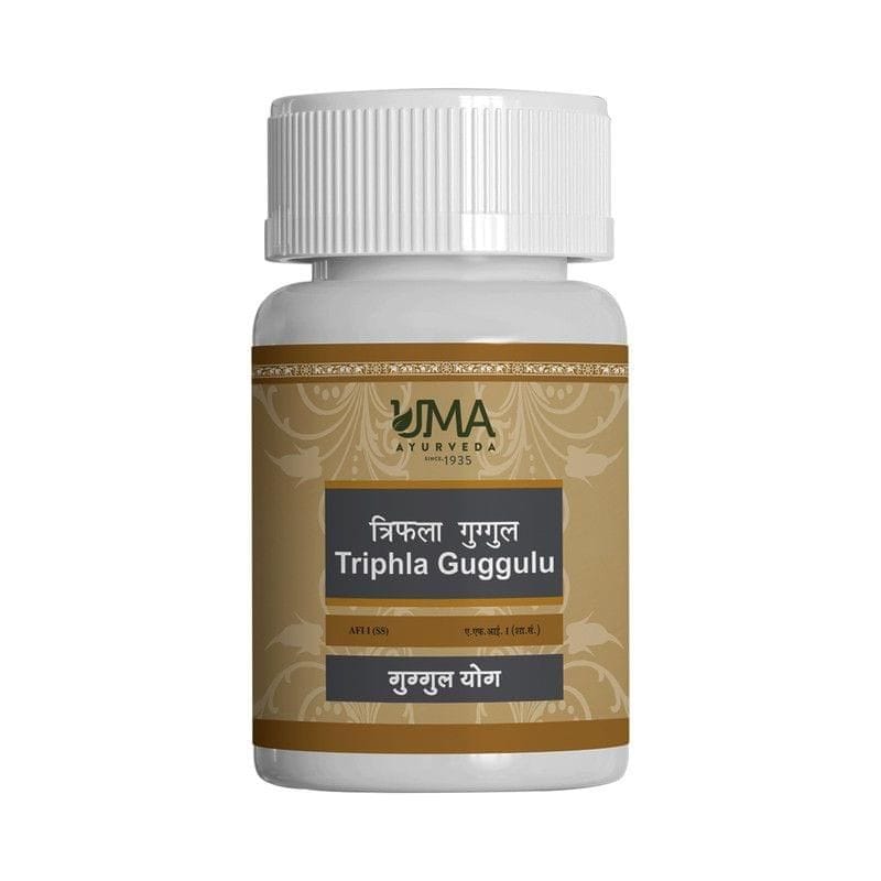 Uma Ayurveda Triphala Guggul 40 Tab Useful in Cuts, Wounds and Burn Injury Piles