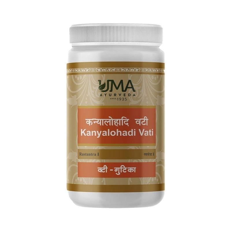 Uma Ayurveda Kanyalohadi Vati 1000 Tab Useful in Piles Digestive Health, Gulma