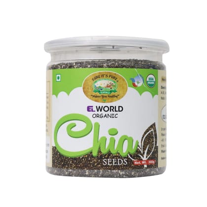 ELWORLD AGRO & ORGANIC FOOD PRODUCTS Chia Seed 300 Gram