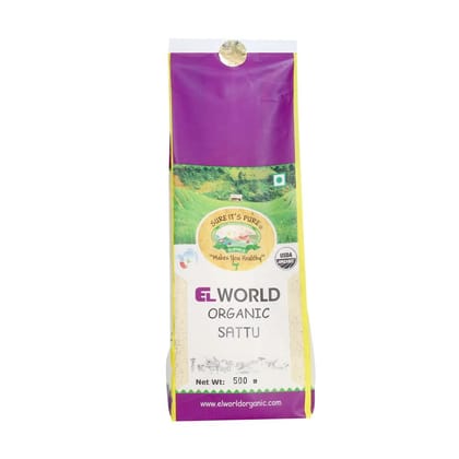 Elworld Agro & Organic Food Products Chana Sattu - 500 Gram (Pack of 5)