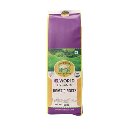 ELWORLD AGRO & ORGANIC FOOD PRODUCTS Turmeric/Haldi Powder 500 Gm (Pack of 3)