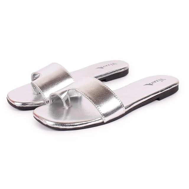 Womens discount grey sliders