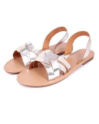 Ghalia Women's Silver Flat Sandals | Aldo Shoes