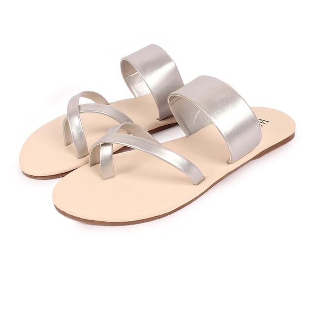 Women's Fashion Transparent Solid Color Stitching Flat Sandals And Slippers  - Walmart.com