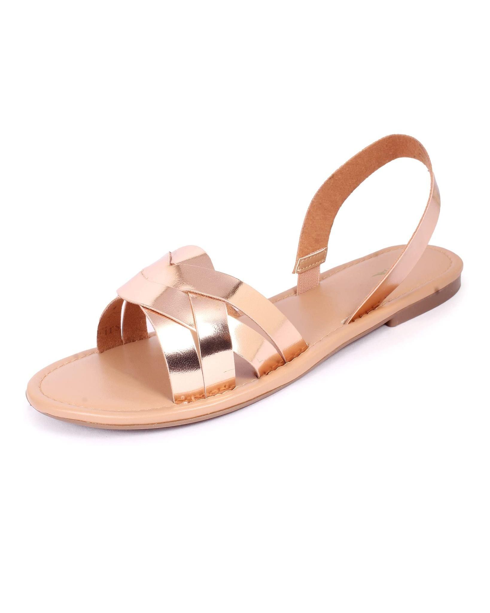 Sereppu - Rose gold sandals at the top of your shopping... | Facebook