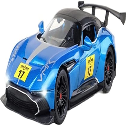 KTRS ENTERPRISE  Aston Martin 1:22 Die-Cast Metal Car with Sport car Openable Doors Light and Sound,Pull Back Function Indoor Outdoor Toy  Kids (Multicolor) (New Version)