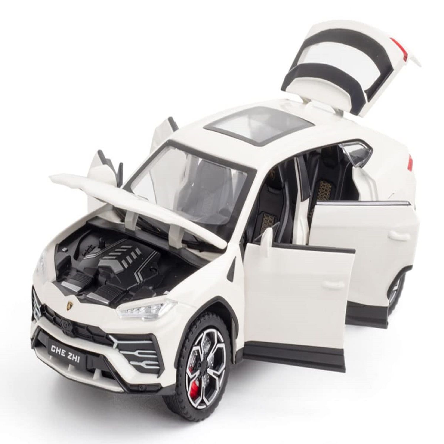 KTRS ENTERPRISE Lambo Urus Toy Cars Boys Big Off-Road SUV Model Car 1:24 Diecast Metal Car Toys with Light and Sound Pull Back Toy Vehicles for  Year Old Kids