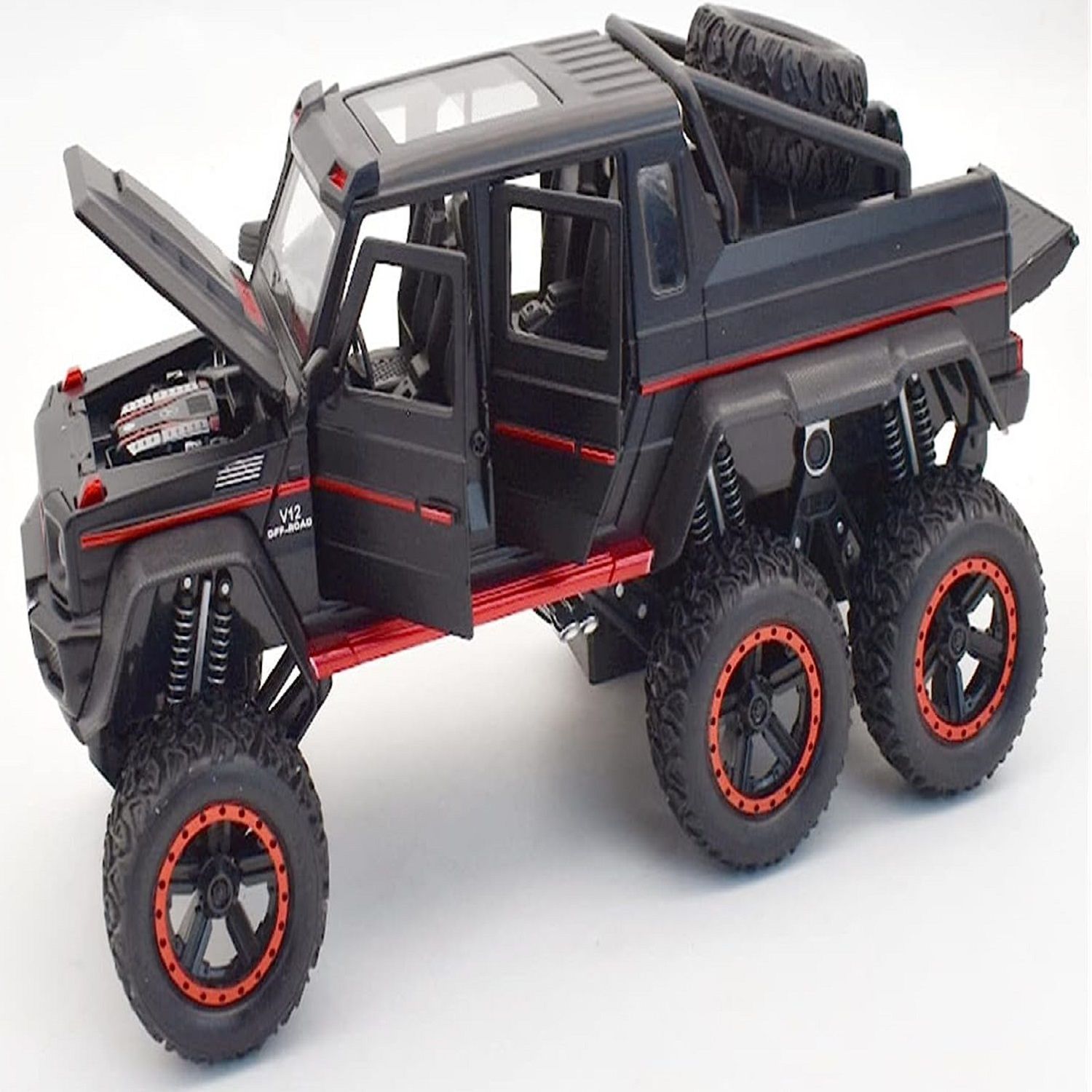 KTRS ENTERPRISE Mercedes-Benz G63 AMG 6×6 1/32 Alloy Die-Casting Car Model Children's Toys