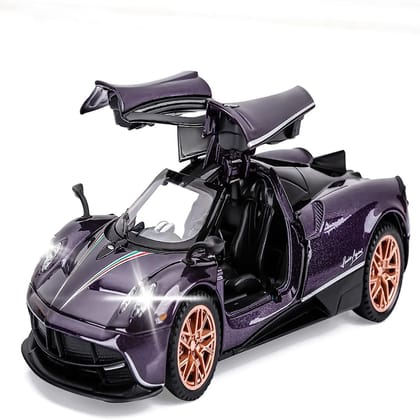 KTRS ENTERPRISE 1:24 Diecast Metal Car Model Hayura  Car for Kids Sound and Light Pull Back