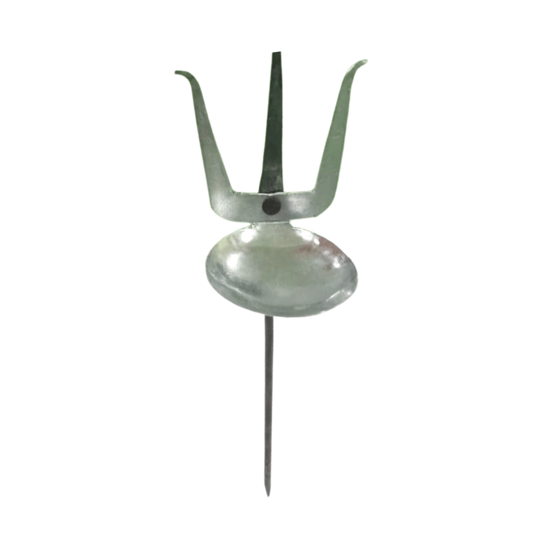 SHINI LIFESTYLE diya trishul, diya with attached trishul , trishual (1pc