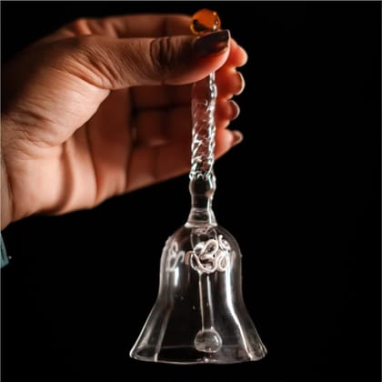 THE ALLCHEMY Kanch Ghanti, Glass Bell, Prayer Glass Bell, Gifting Item, Prayer Item