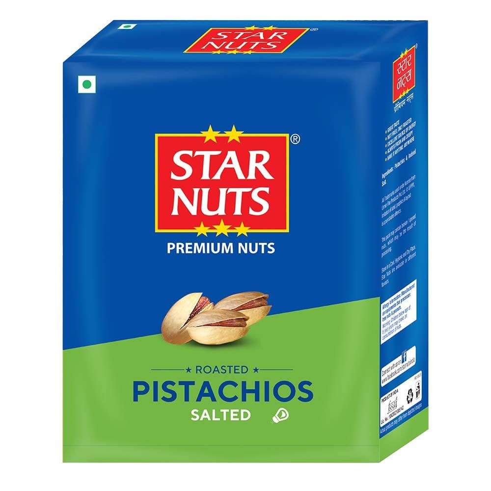 STAR NUTS Roasted Salted Pistachio, 170g